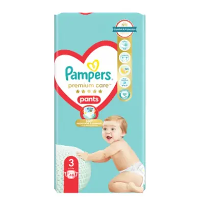 Pampers Premium kalhotkové plenky Value Pack vel.3 48ks