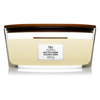 WoodWick White Tea & Jasmine svíčka loď 453,6g