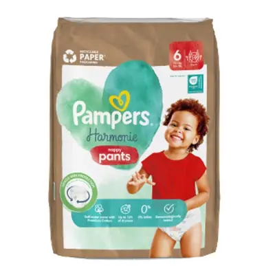 Pampers kalhotkové plenky Harmonie Nappy Pants vel. 6 19ks