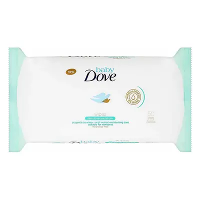 Dove Baby Sensitive Moisture vlhčené ubrousky pro děti 50 ks