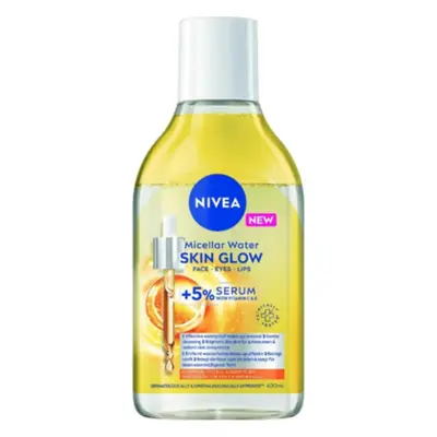 Nivea micelární voda skin glow 400 ml