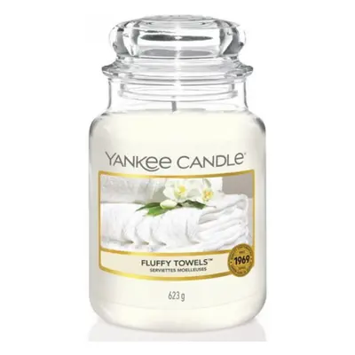 Yankee Candle Massachusetts USA Vonná svíčka Yankee Candle Fluffy Towels Classic Velký 623g