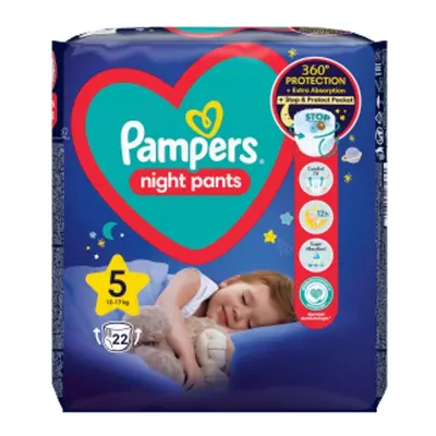 Pampers kalhotkové plenky noční vel.5 22ks