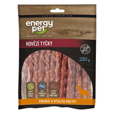 Energy Pet hovězí tyčky pěnové 230g