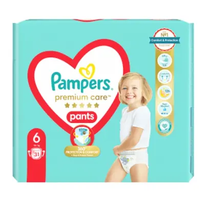 Pampers Premium kalhotkové plenky Value Pack vel.6 31ks