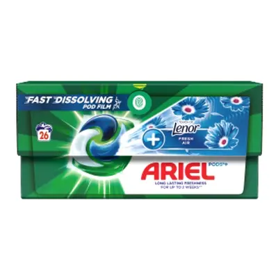 Ariel gelové kapsle Touch of Lenor Fresh Air krabice 26ks