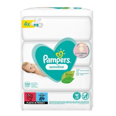 Pampers ubrousky Sensitive XXL 4x80ks