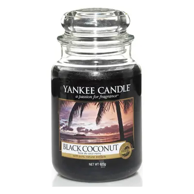 Yankee Candle Massachusetts USA Vonná svíčka Yankee Candle Black Coconut Classic Velký 623g