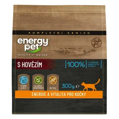 Energy Pet hovězí granule pro kočky 300g