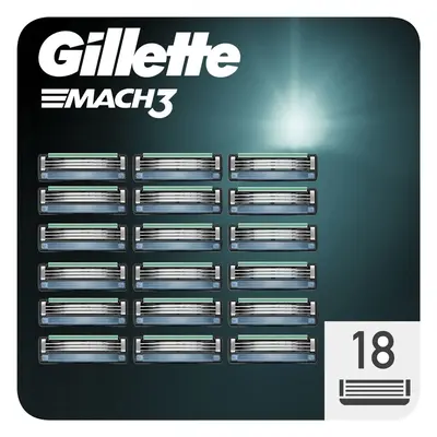 Gillette Mach3 18ks náhradních hlavic