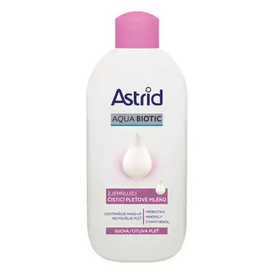 ASTRID AQUA BIOTIC čistící pleťové mléko 200ml zjemň.