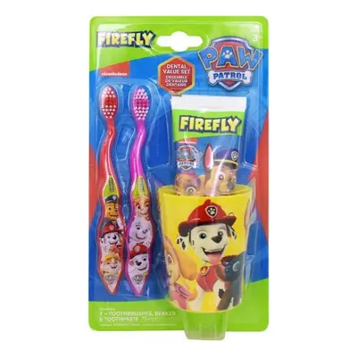 Paw Patrol Tlapková patrola zubní kartáček 2 kusy zubní pasta 75 ml kelímek dárková sada