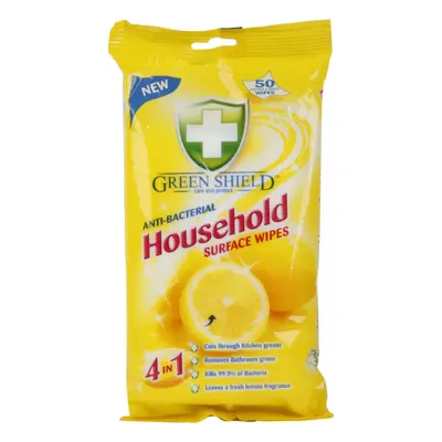 Green Shield Household Surface Wipes 4v1 pro domácnost vlhčené ubrousky 50 ks