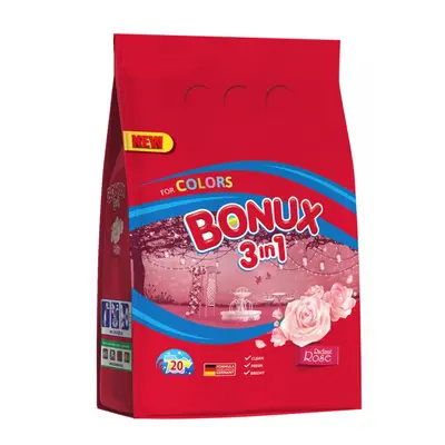 Dalli Group Bonux prášek 1.5kg 20pd Color Radiant Rose