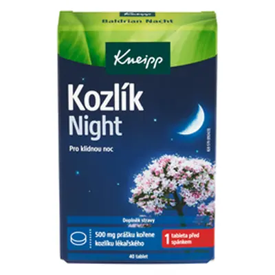 Kneipp Kozlík Night 40tablet krabice