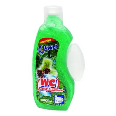 Q Power WC gel 400ml Borovice