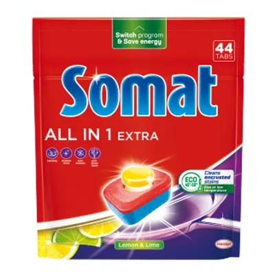 Somat AiO Extra (44ks/balení) XL Lemon