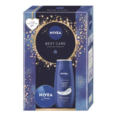 Nivea Best Care Creme Care pečující sprchový gel 250 ml Nivea Creme krém pro základní péči 75 m