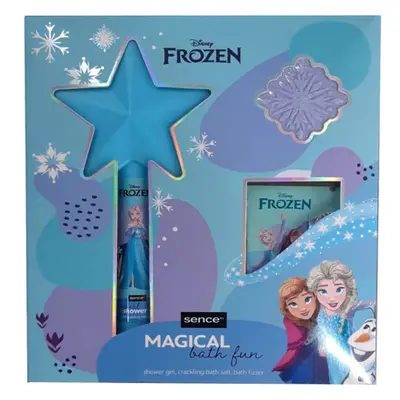 Dárková kazeta Disney frozen magic wizard sprchový gel 300ml šumivá koule do koupele 60 g sůl 