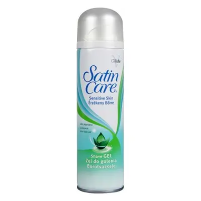 GILLETTE Satin care Gel na holení 200ML Aloe vera SENSITIVE