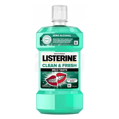 Listerine Clean & Fresh Mild Taste ústní voda 500 ml