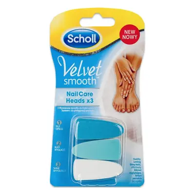 Scholl Velvet Smooth Electronic Nail Care 3 ks