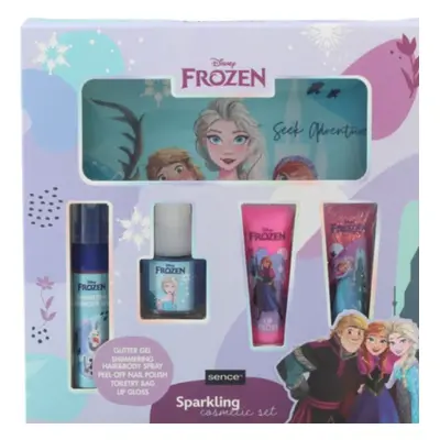 Dárková sada Disney Frozen 5dílná s toaletní taštičkou