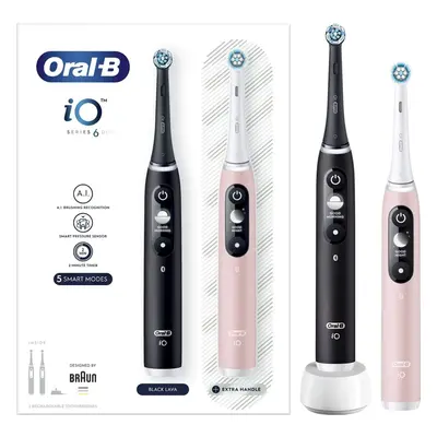 Oral-B iO Series 6 Duo Black/Pink Sand (2 kartáčky)