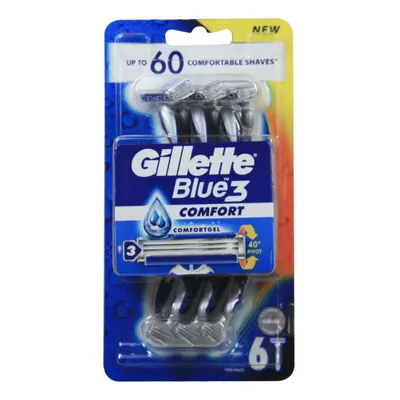 Gillette Jednorázový strojček Blue3 6sáček