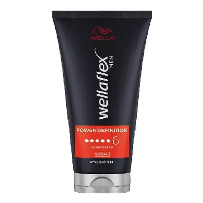 Wellaflex Men Power Definition vlasový gel s konečnou fixací, 6/6 fixace, 150 ml