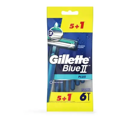 Gillette Jednorázový strojek Blue2 Plus 6 (sáč)