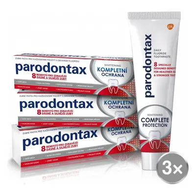 Glaxosmithkline Consumer Parodontax Kompletní ochrana whitening 3x75 ml