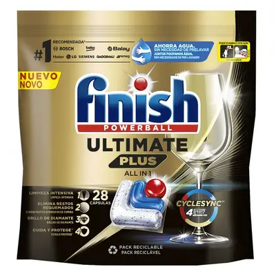 Finish tablety ULTIMATE PLUS ALL IN 1 28 Regular