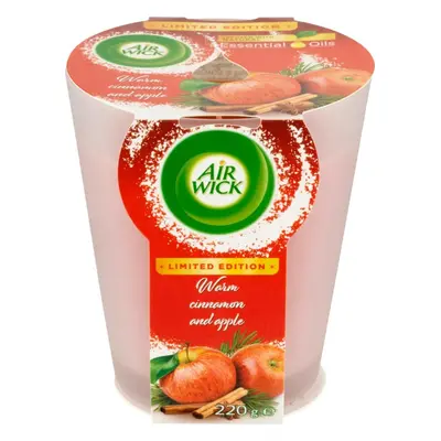 Air Wick svíčka 220g Jablko a skořice