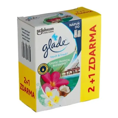 GLADE Touch & Fresh refill Exotic Tropical Blossoms 3× 10 ml