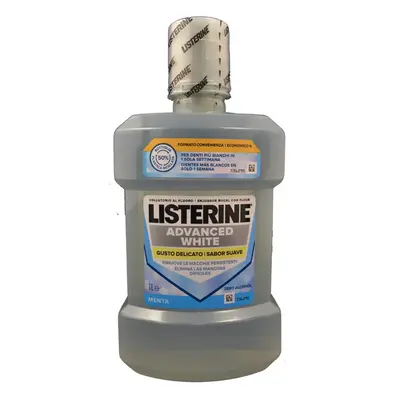 Listerine Ústní voda s bělicím účinkem Advanced White Mild Taste 1000 ml