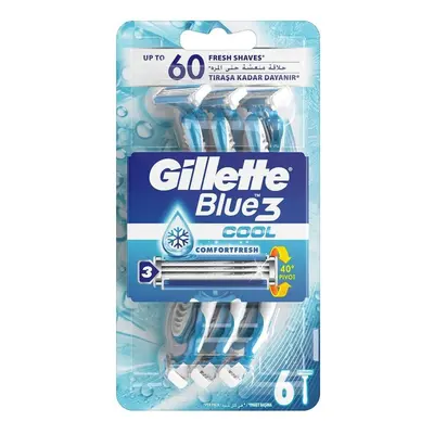 Gillette Jednorázový strojek Blue3 6 Cool