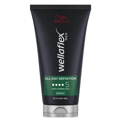 Wellaflex Men All Day Definition gel na vlasy s ultra silnou fixací 150 ml