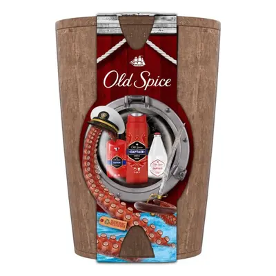 Old Spice Captain Barel Voda po holení 100 ml deostick 50 ml sprchový gel a šampon 2 v 1 250 m