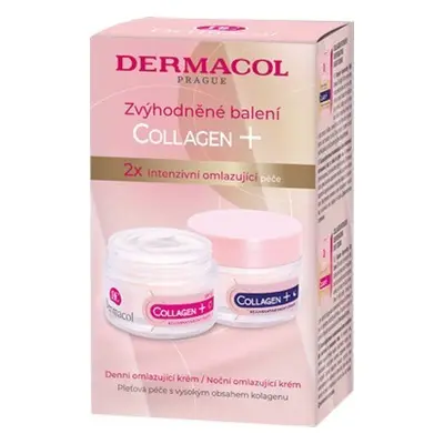 Dermacol Collagen denní pleťová péče Collagen Rejuvenating SPF10 50 ml noční pleťová péče Colla