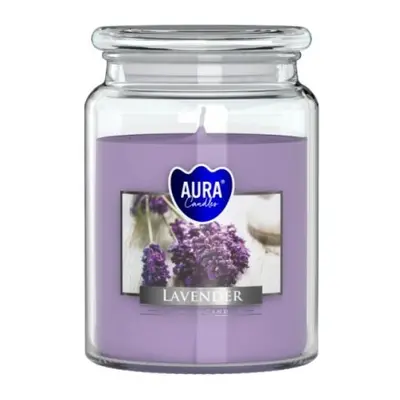 Aura Bispol vonná svíčka Lavender 500g