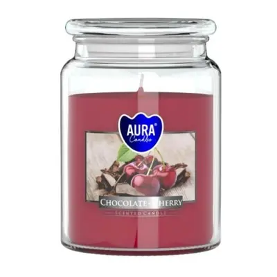 Aura Bispol vonná svíčka Chocolate-Cherry 500g