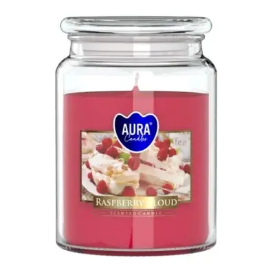 Aura Bispol vonná svíčka Raspberry Cloud 500g