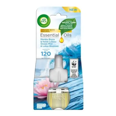 Air Wick náplň do elektrického přístroje 19ml - Ocean Mist&Lotus Blossom