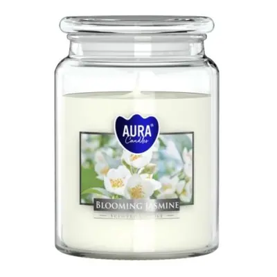 Aura Bispol vonná svíčka Blooming Jasmine 500g