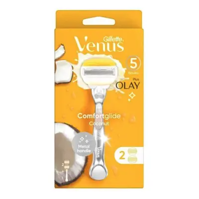 Gillette Venus Platinum Comfortglide OLAY Coconut (strojek 2 hlavice)