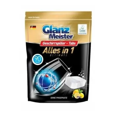 Glanz Meister Ultimate tablety do myčky 90ks - Lemon