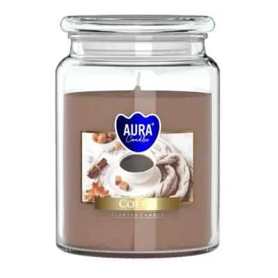 Aura Bispol vonná svíčka Coffee 500g