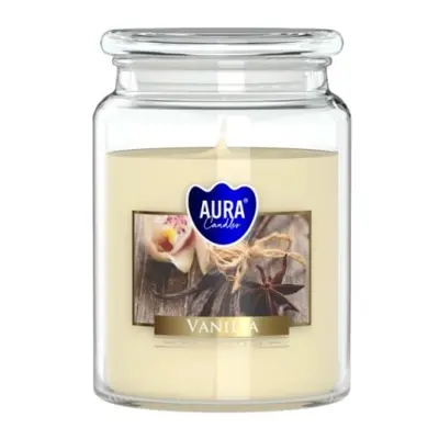 Aura Bispol vonná svíčka Vanilla 500g