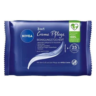 Nivea Čisticí ubrousky 25ks 3in1 Creme Care